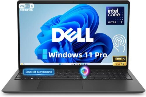 Intel 12 Core Ultra 7 255U, Dell 15.6 Touchscreen Laptop, 64GB RAM, with 4TB SSD